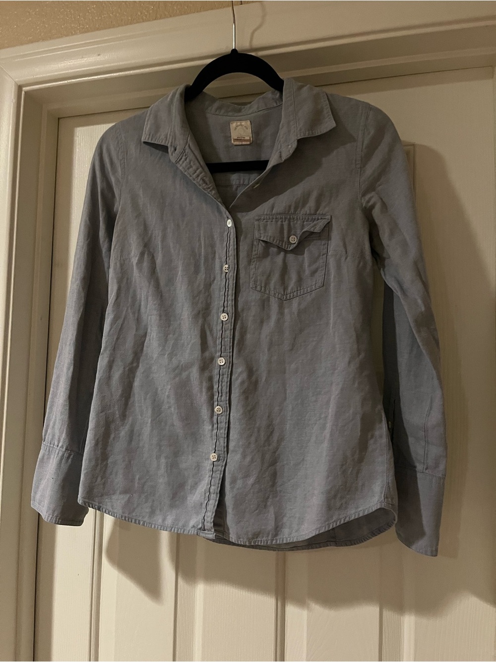 J. Crew Pale Blue Women's Button-Down Shirt